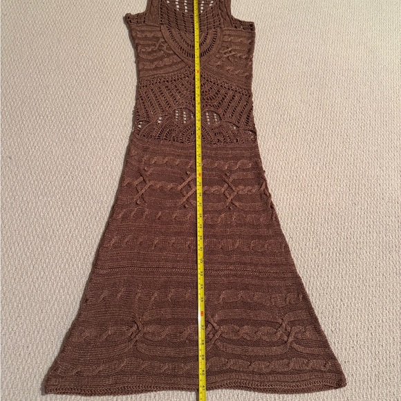 Handmade silk crochet dress - Picture 7 of 12